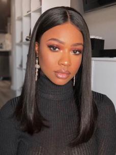 EASY TO INSTALL STRAIGHT U-PART WIG BOB-Samantha