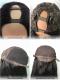 Human Hair Full Lace Wig Curly Ash Brown