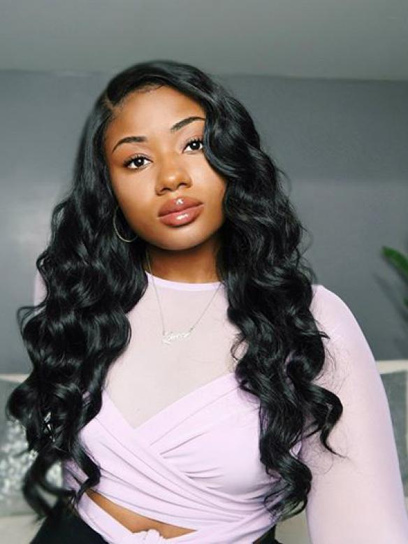 Human Hair Full Lace Wig Curly Ash Brown