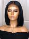 Never Mind About the Wig Grids-Natural Black Bob Hair 5*5 NATURAL REAL SCAL LACE Closure HUMEN HAIR WIG-Wanda