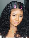 Human Hair Full Lace Wig Curly Ash Brown