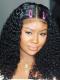 Human Hair Full Lace Wig Curly Ash Brown
