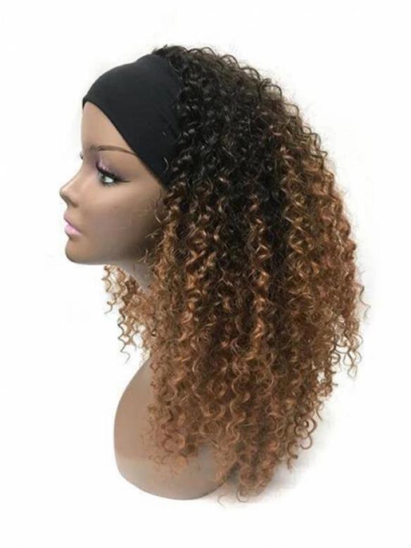 Human Hair Full Lace Wig Curly Ash Brown
