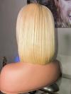 Elegant Blonde Bob Wig With Bang-TTS001