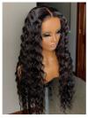 Human Hair Full Lace Wig Curly Ash Brown