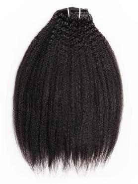 STRAIGHT KINKY BLOW-OUT CLIP INS-WJ001