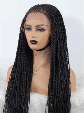 Lace Front Wig Long Box Braid Wig-Carlos