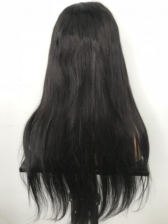 Human Hair Full Lace Wig Curly Ash Brown