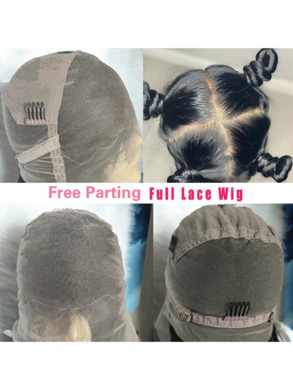 Curly Full Lace Human Hair Wig-Thurman