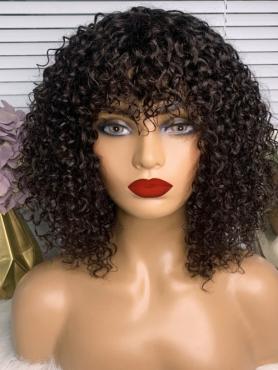 Lazy Curly Shag Wig Style With Bang-TTC001