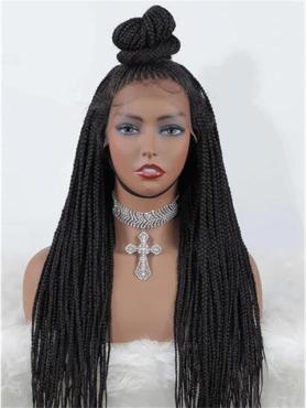 Lace Front Wig Long Box Braid Wig-Irene