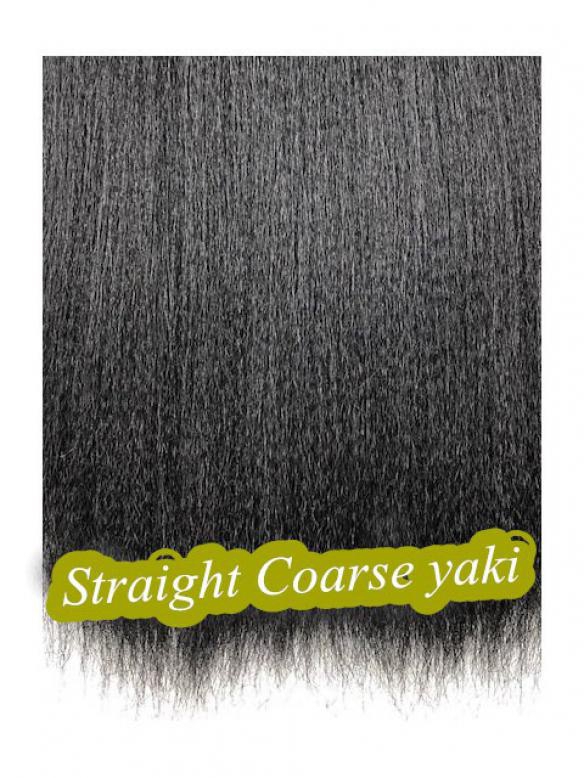 SOFT CUTE LOOKING STRAIGHT COARSE YAKI U-PART WIG-Holley