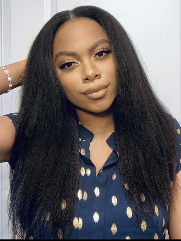 Human Hair Full Lace Wig Curly Ash Brown